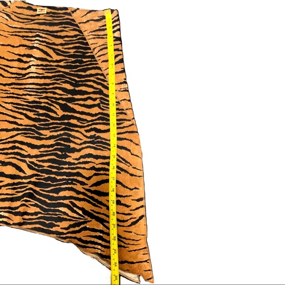 Fendi Vintage Spring Summer Festival Animal Print Asymmetrical Skirt - Picture 9 of 15